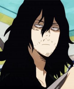 My Hero Academia Anime Shōta Aizawa paint by numbers