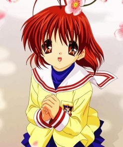 Nagisa Furukawa Clannad Anime paint by numbers