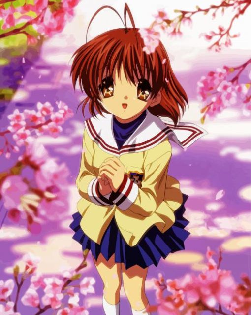 Nagisa Furukawa Clannad paint by numbers