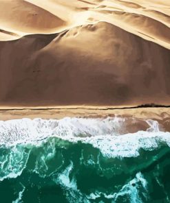 Namibia Coast paint by numbers