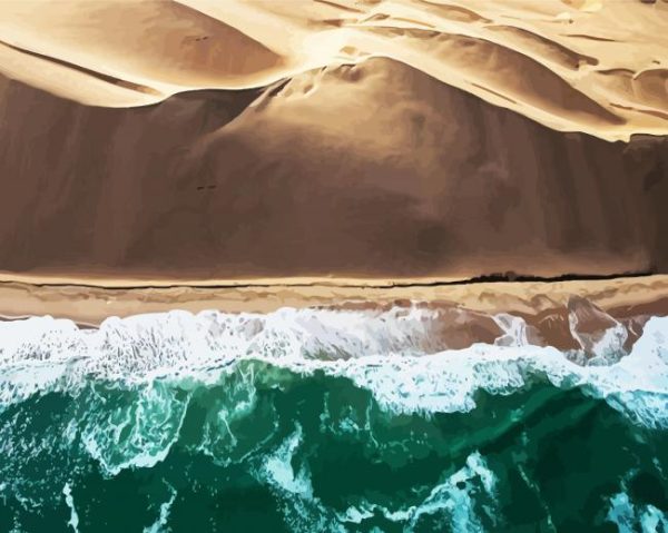 Namibia Coast paint by numbers