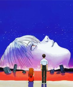 Neon Genesis Evangelion Japanese Anime Paint By Number