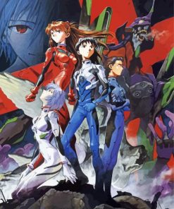 Neon Genesis Evangelion Paint By Number