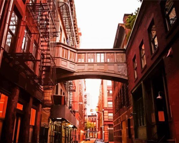 New York Alley paint by numbers