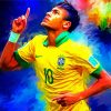 Neymar Player paint by numbers