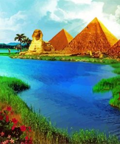 Nile River Egypt paint by numbers