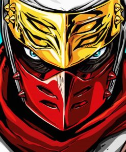 Ninja Shinobi Game Paint By Number