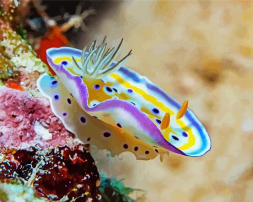 Nudibranch paint by numbers