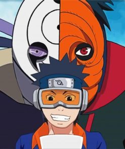 Obito paint by numbers