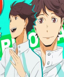 Oikawa Haikyuu Anime paint by numbers