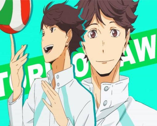 Oikawa Haikyuu Anime paint by numbers