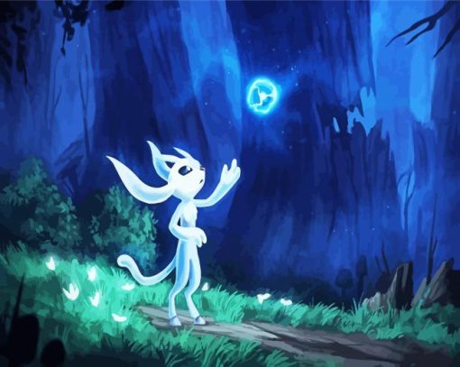 Ori Video Game paint by numbers