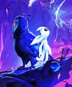 Ori and Kuro paint by numbers