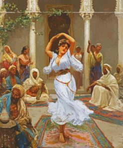 Oriental Dancer Art paint by numbers