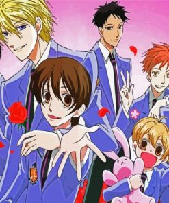 Ouran High School Host Club Anime paint by numbers