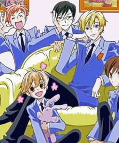 Ouran High School Host Club Characters paint by numbers