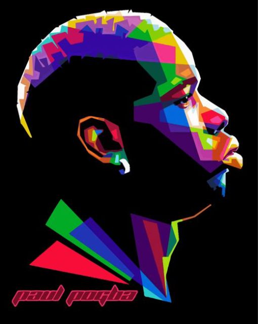 Paul Pogba Pop Art Paint By Number