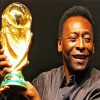 Pele Professional Footballer paint by numbers