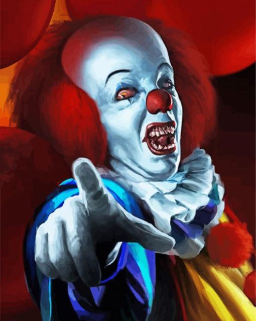 Pennywise paint by numbers