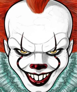 Pennywise paint by numbers