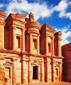 Petra Monument paint by numbers