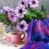 Petunia Flowering Plants paint by numbers