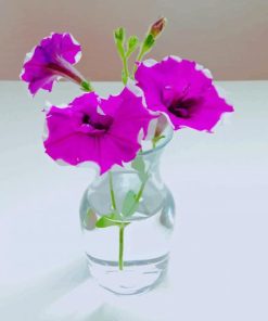 Petunia in Glass paint by numbers