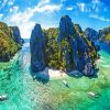 Philippines Palawan Tropical Island paint by numbers