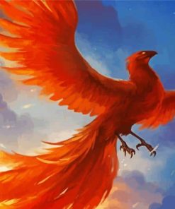 Phoenix Fawkes paint by number