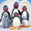 Pingu paint by numbers