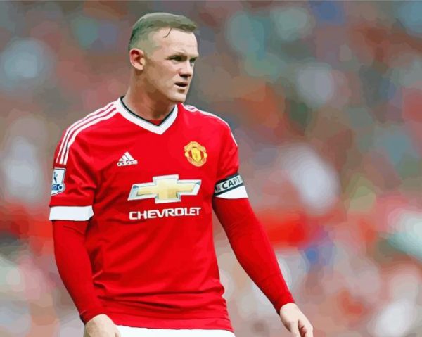 Player Wayne Rooney Paint By Number
