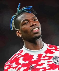 Pogba Player paint by numbers