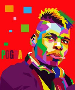 Pogba Player Pop Art paint by numbers