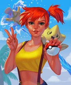 Pokemon Misty Paint By Number