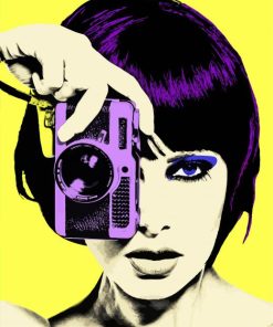 Pop Art Photographer Paint By Number