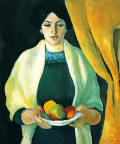 Portrait With Apples Macke Art Paint By Numbers