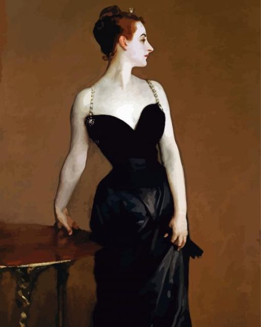 Portrait Of Madame X By John Singer Sargent Paint By Number