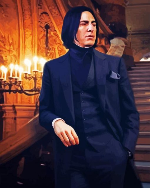 Professor Severus Snape paint by numbers