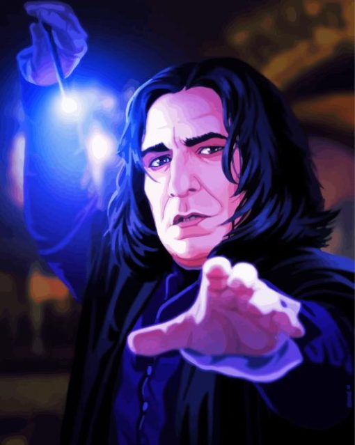 Professor Severus Snape paint by numbers