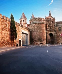 Puerta De Bisagra Toledo Paint By Number