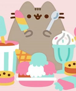 Pusheen Cat paint by numbers