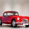 Red Classic MG Car Paint By Number