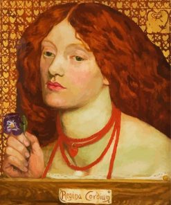 Regina Cordium Rossetti paint by numbers