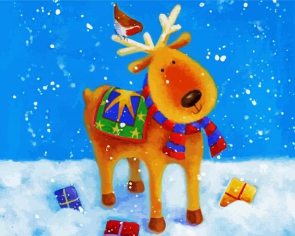 Reindeer Paint By Number