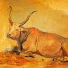 Roman Ox Art paint by numbers