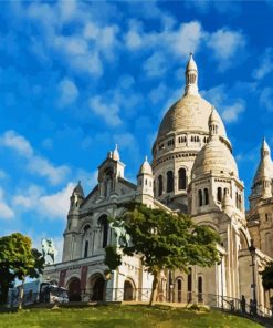 Sacre Cœur Basilica Montmartre paint by numbers