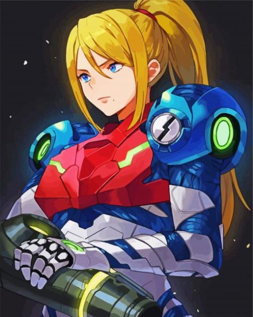 Samus Aran Paint By Number