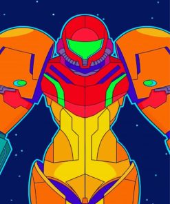 Samus Aran Poster Paint By Number