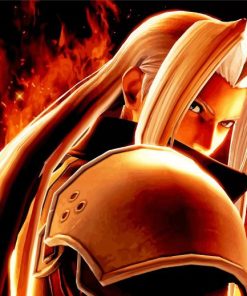 Sephiroth Final Fantasy Paint By Number