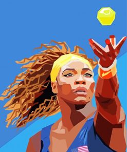 Serena Williams Pop Art Paint By Number